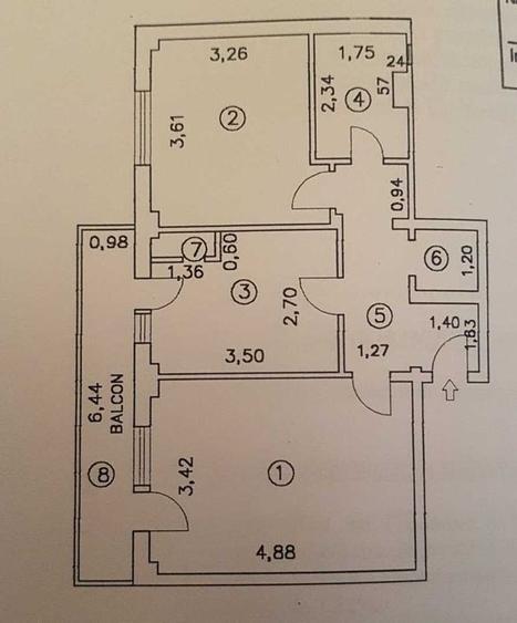 Apartament 2 camere confort 1 decomandat, zona Obor - 8