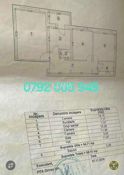 Scoala 27 .apartament 3 camere