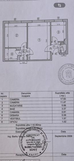 Vânzare apartament 2 camere - 10