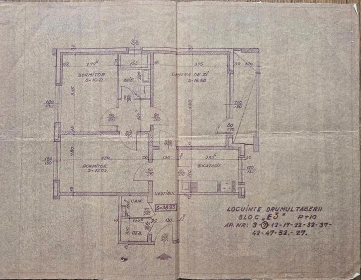 Apartament 3 camere semidecomandat 60mp - 4