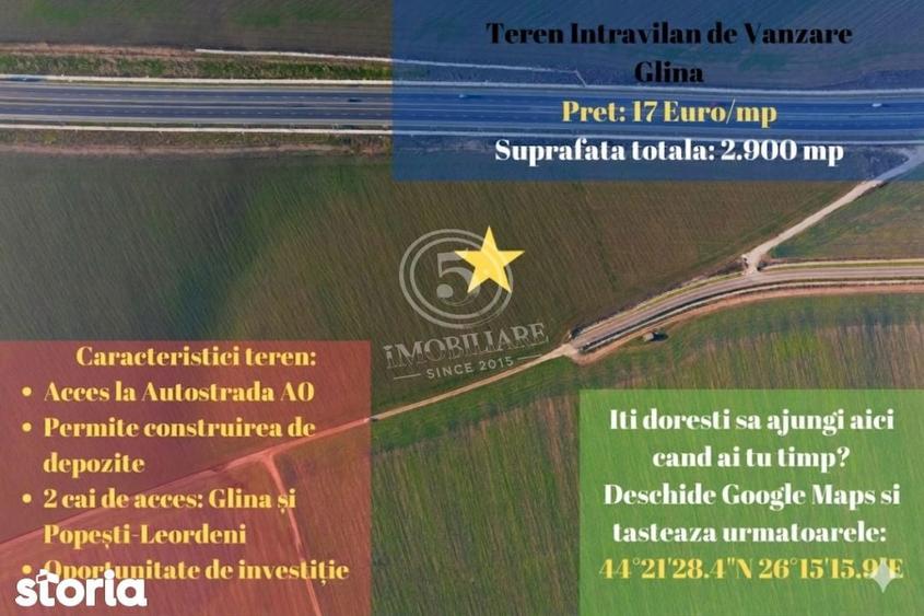 Teren 2.900 mp pentru Hale Investitie Ideala langa Autostrada A0 - 7