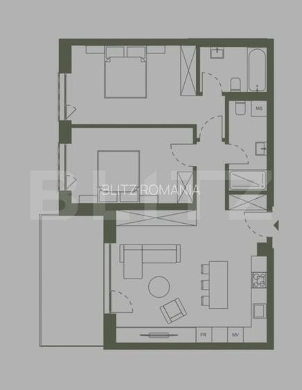 COMISION 0! 3 CAMERE, ETAJ INTERMEDIAR, SEMICENTRAL