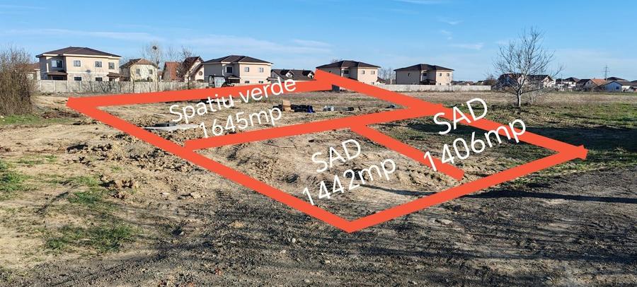 2x Terenuri SAD + 1 Spatiu Verde, Mosnita Noua - 1