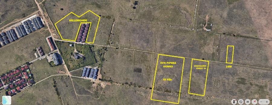 Teren de vanzare Intravilan pipera, 2000mp ,stradal- Bellemonde , deschidere 24m - 3