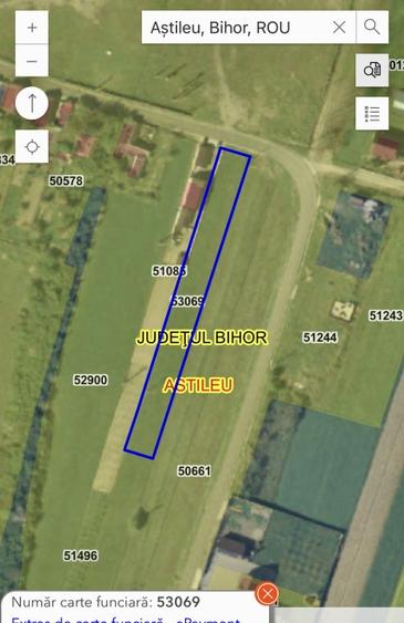 Teren intravilan de vanzare 2237 mp - Chistag, com. Astileu - 1