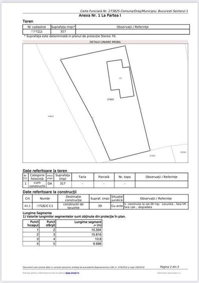 Teren intravilan 317mp Unic Herastrau sector 1 Teren intravilan 317mp Unic Herastrau sector 1