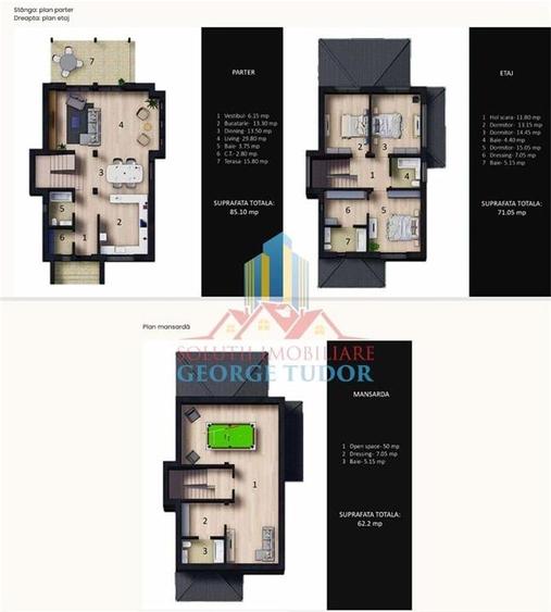 Vila P+1E+M 225 mp.utili, Soseaua Unirii, Corbeanca, NU se aplica TVA, 0%COMISIO - 21