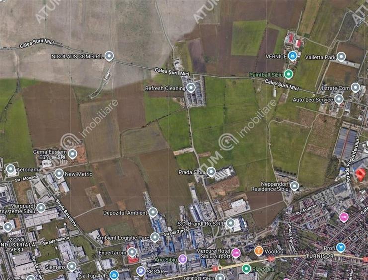 Teren intravilan 15194 mp de vanzare in Sibiu zona Calea Surii Mici - 1