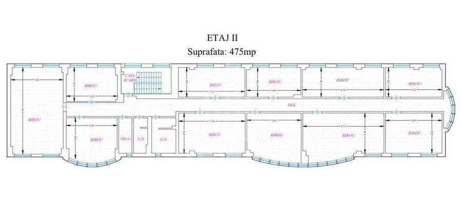 Spațiu birouri de inchiriat-Zona centrala - 54