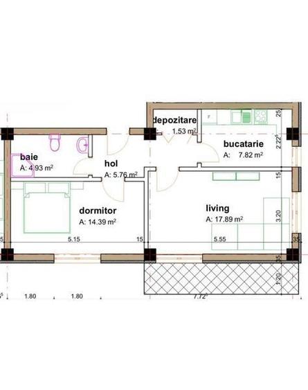 Persoana fizica vand ap2 cam, 60 mp, ETAJ 1, BLOC NOU, Horpaz - 3