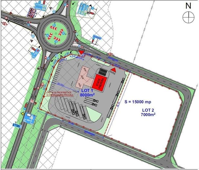 Teren Construcții intravilan de 8000 mp, în Sud-Est