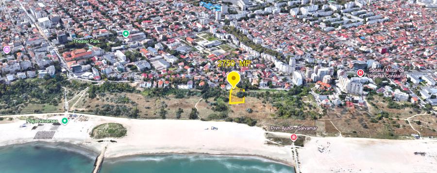 TEREN SPECTACULOS CU VEDERE FRONTALA LA MARE  ! - 1