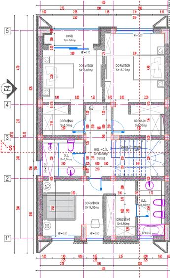 NEXO Nature Pipera Vile Inteligente - 280 mpc - curte 165 mp, 5 camere - 4 bai - 5