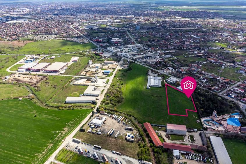 Teren cu PUZ in Arad, servicii, industrie, depozitare 8.307 mp - 2