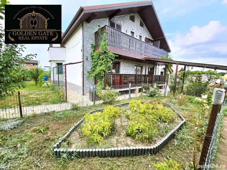 Doua case P+M + anexa, 1000 mp teren – vedere panoramica spre munti - 2