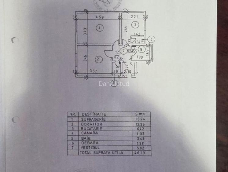 Vanzare 2 camere parter Drumul Taberei piata