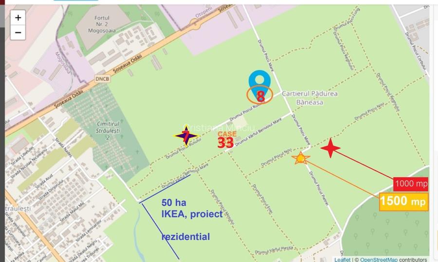 Teren in comunitatea de case de la Berivoiul Mare, Cartierul Padurea Baneasa Teren in comunitatea de case de la Berivoiul Mare, Cartierul Padurea Baneasa