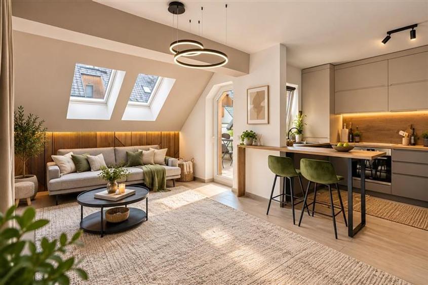 Apartament cu 2 camere nedecomandat în Tractorul
