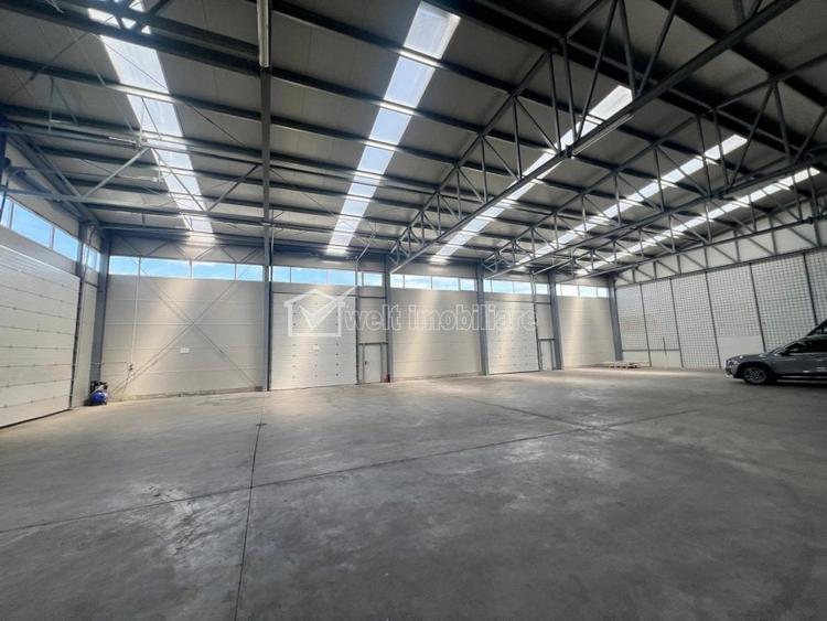 Hala industriala 670mp, birouri, rampe TIR, 5 usi sectionale, nod A3 Gilau - 2