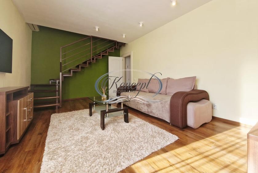 Apartament cu 2 camere semidecomandat, mobilat în Zorilor