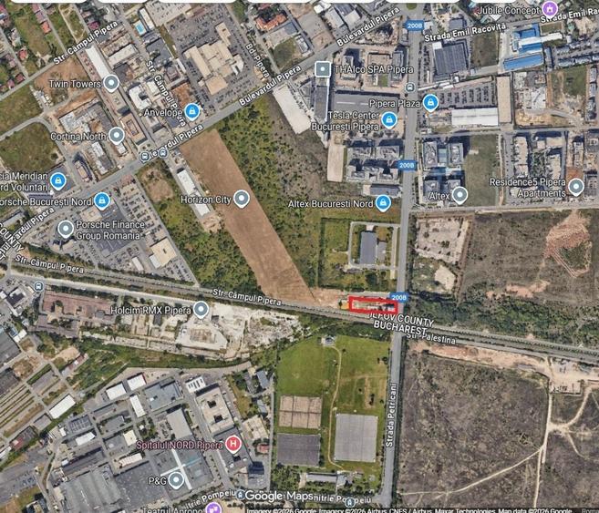 Teren Construcții intravilan de 1330 mp, în Nord
