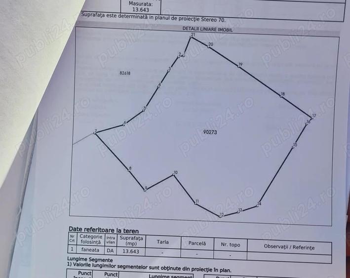 Teren 13.643 mp intravilan de vanzare in Curtea de Arge?. - 13