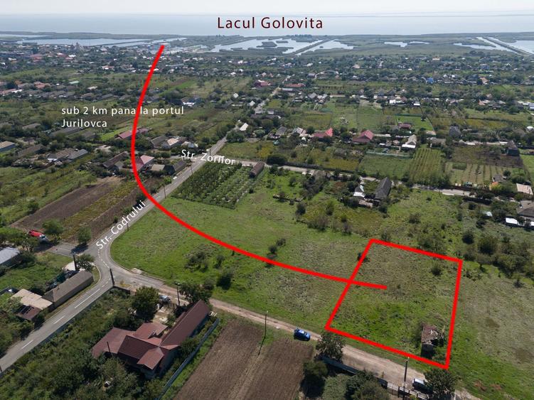Vand teren intravilan 2100mp Jurilovca, Tulcea - 4