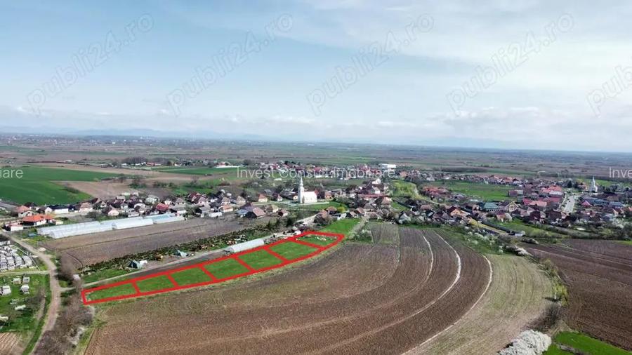 Parcele de teren - 729 mp | Amati - 3,5 km de Satu Mare