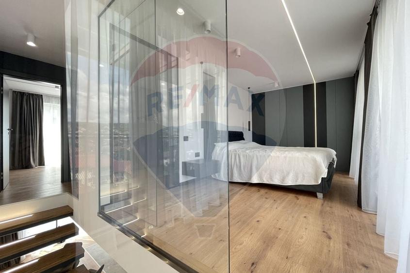 Penthouse pe 2 niveluri, 115 mp, imobil nou - 1