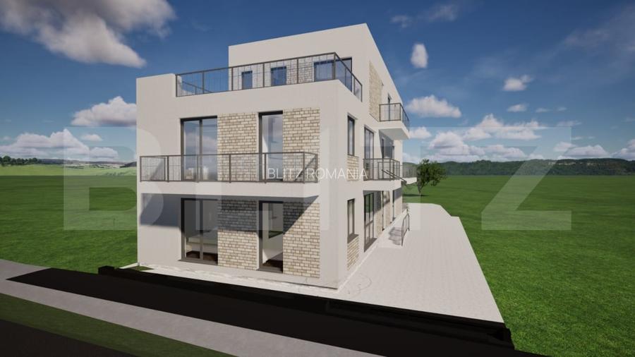 Apartament 3 camere in ansamblu rezidential nou , zona Turda Noua