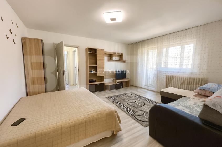 Apartament 2 camere, renovat, balcon inchis – aproape de scoli si gradinite