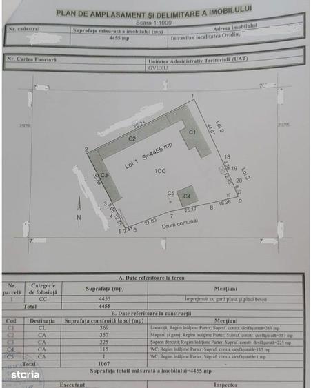 Teren industrial intravilan Ovidiu - 1
