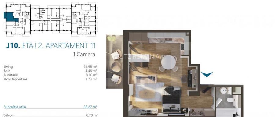 Revanzare,Apartament o camera, 38,5 mp, etaj 1, Bloc premium Revanzare,Apartament o camera, 38,5 mp, etaj 1, Bloc premium