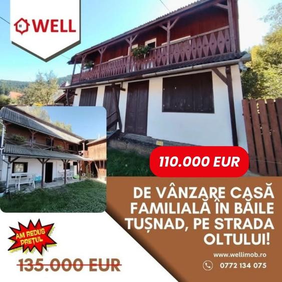 De vânzare casă familială în Băile Tușnad, pe strada Oltului! - 10