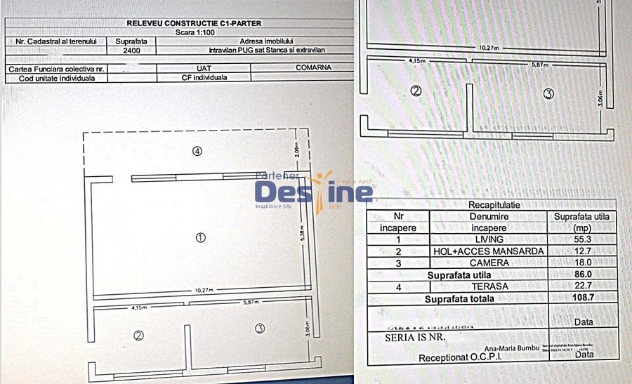 Ocazie - Casa individuala D+P+M 170 mp + 2400 mp teren cu IAZ la asfalt, Osoi - 16
