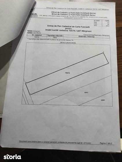 Teren varianta Margineni - Hemeiusi - 1