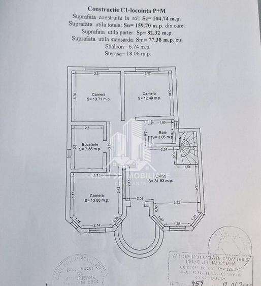 Casa BCA, 2005, P+M, 6 camere, nemobilata, vedere lac - 9