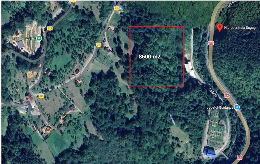 Teren de 8600 mp, în Șugag