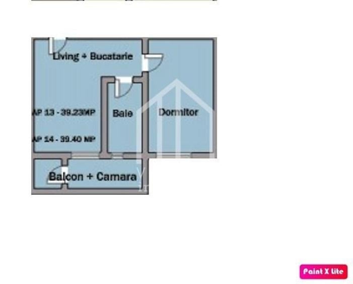 Apartament 2 camere - 39,23 mp utili + balcon - Lacul lui Binder - 4