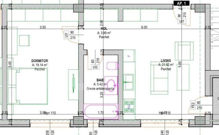 Apartament, 2 camere, 51 mp utili, oras Radauti - 3