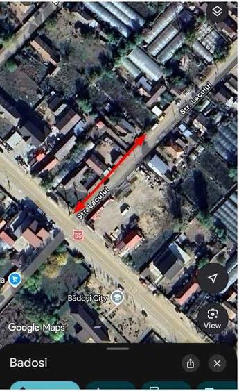 Vand teren intravilan in Satul Badosi, 900mp, asfalt, apa, canalizare - 2