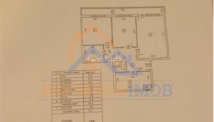 Vanzare Apartament 3 camere zona Drumul Taberei -