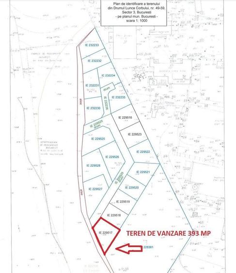 VANZARE TEREN THEODOR PALLADY - Drumul Lunca Corbului - 3