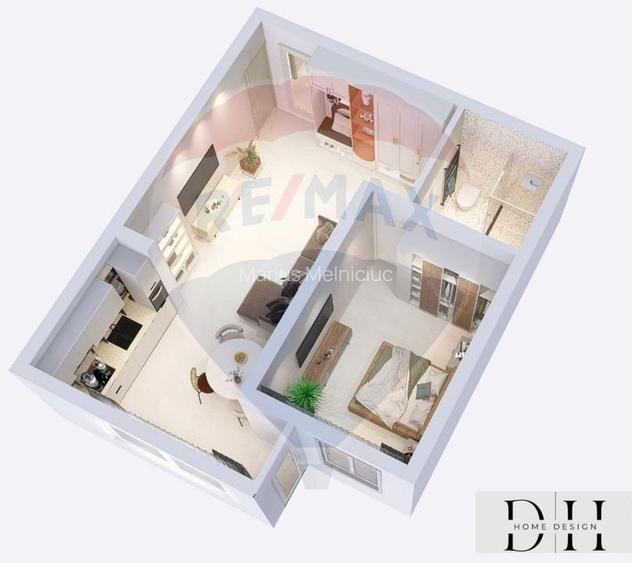 Apartament nou 2 camere/ Oncea, Bloc Finalizat cu CF Apartament nou 2 camere/ Oncea, Bloc Finalizat cu CF