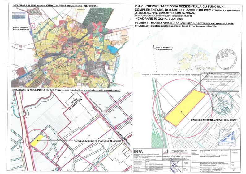 vand teren cu autorizatie de duplex - torontalui Metro2- pret 120 euro m2 - 1