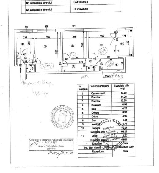Apartament 3 camere - 150m Metrou Titan - 70 mp - renovat - 10