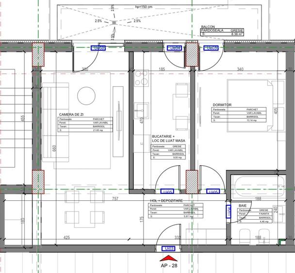 Nautica Residence XV - Baba Novac-LIDL - 62 mp utili - 1