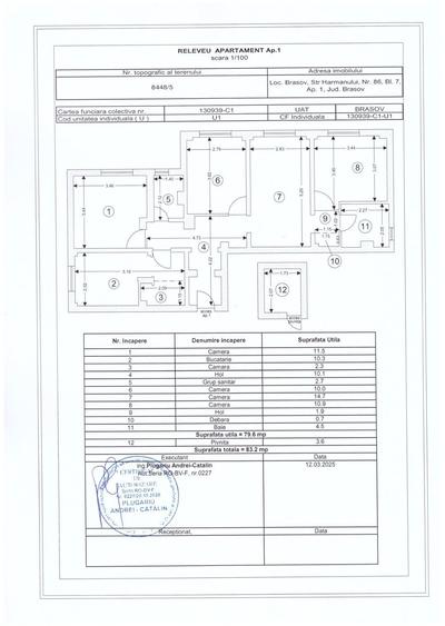 Particular Apartament 4 camere str Harmanului - 2