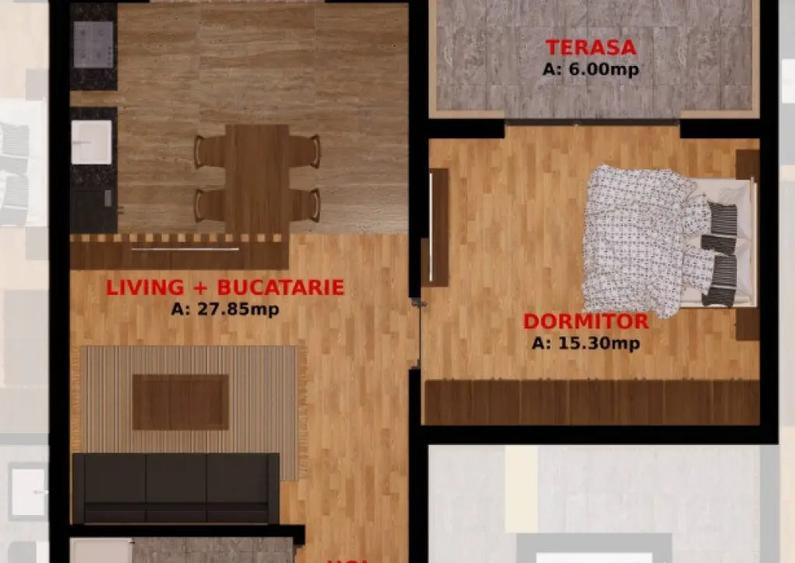 Garsoniere si Apartamente doua camere. Direct Dezvoltator. Tva Inclus! - 3