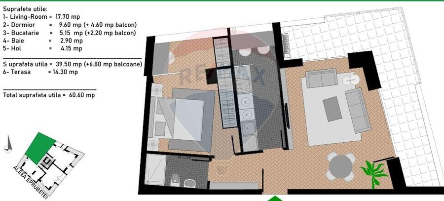 Vanzare Ap 2 camere Camil Ressu - 1